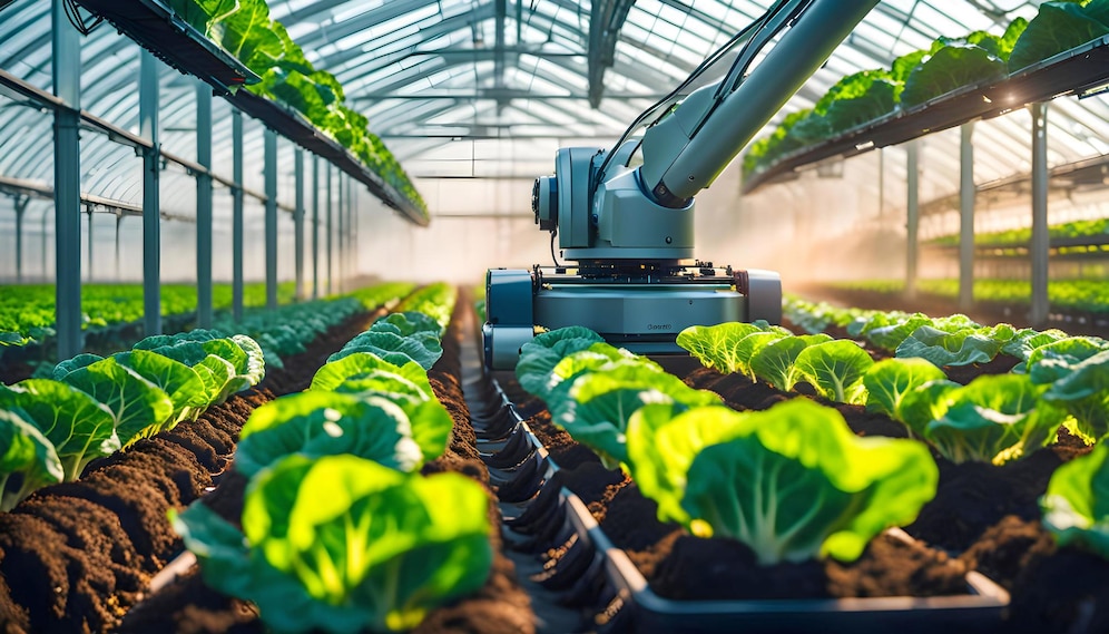 Team working in the field